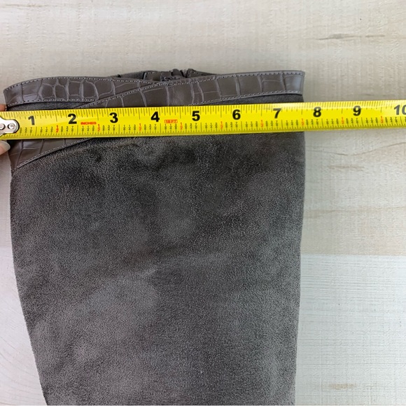 Amelia Grace Grey Knee High Boots - Picture 11 of 15